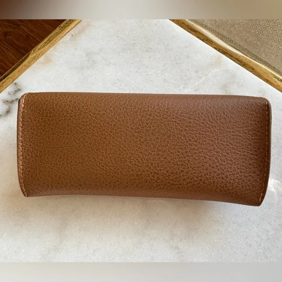 Ray Ban Case Official Tan Leather Sunglasses Case Replacement - Picture 5 of 5